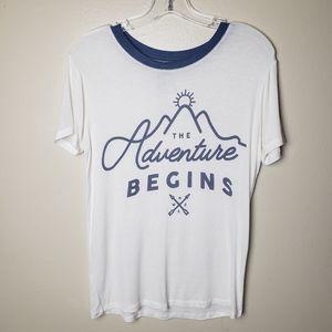 Well Worn Adventure Vintage Inspired Graphic Tee S